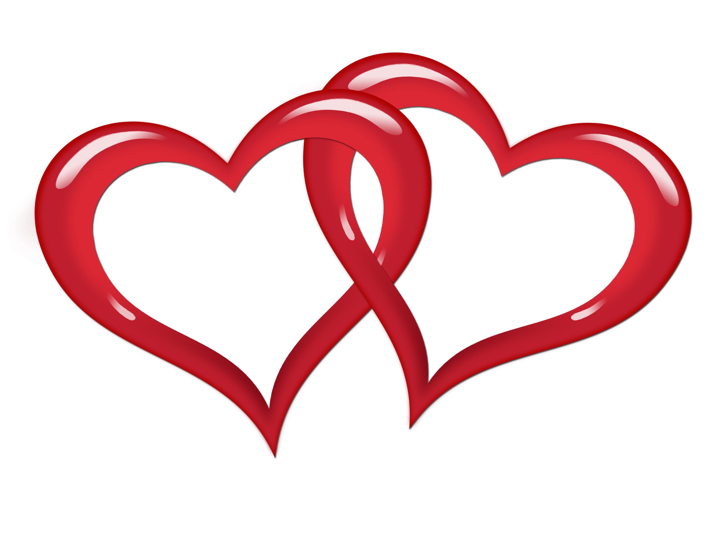 free linked hearts clip art - photo #20